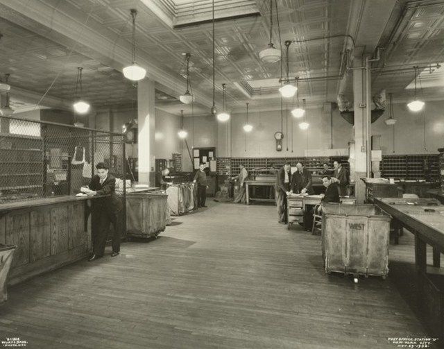 Post office at 226 East 106th Street post office, 1933.
